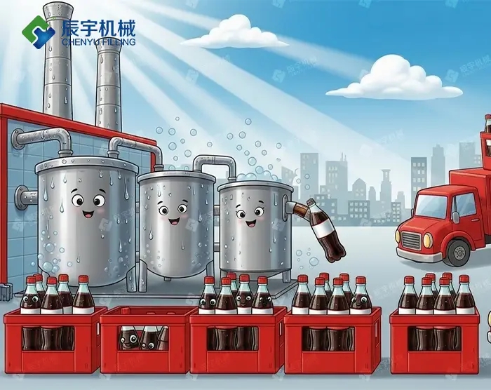 可口可樂是如何生產的？碳酸軟飲料背後的工業工程